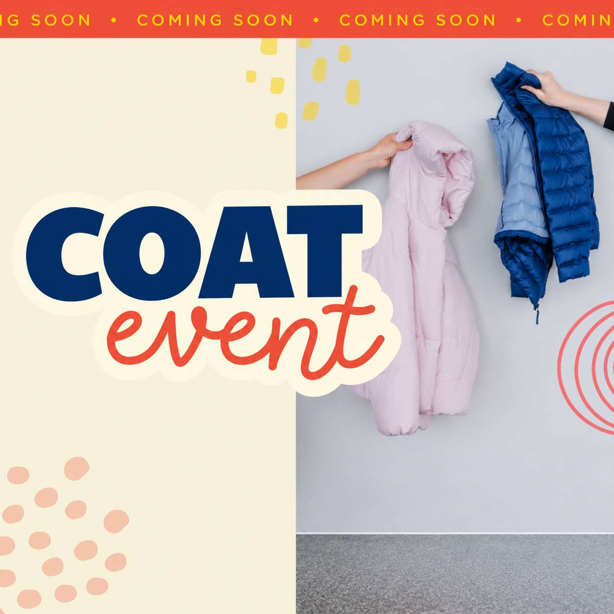 Coat Event, September 19th & 20th!